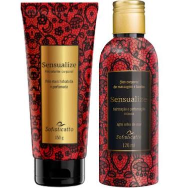Imagem de Óleo Massagem Intima e Hidratante Corporal Kit Sensualize - Sofisticat
