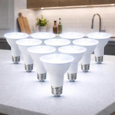 Imagem de Kit 10 Lampada Led Par20 7w 6500k Branco Frio E27 110v/220v Branco Cod