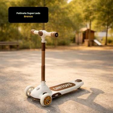 Imagem de Patinete Super Leds - Branca - UNITOYS