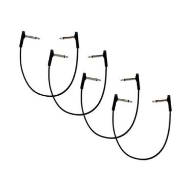 Imagem de Cabos Planos Miwayer Para Pedal De Guitarra Com Economia De Espaço, 6.