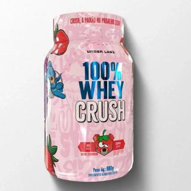 Imagem de 100% whey crush concentrada strawbear 900g - Under Labz