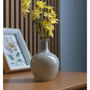 Imagem de Vaso Dália 11cm x 7,5cm Cinza Vidro Lyor