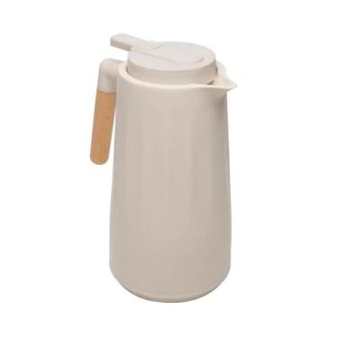 Imagem de Garrafa Térmica Lyor New Unique 1L Bege Plástico