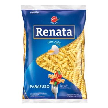 Imagem de Macarrão Parafuso com Ovo Renata 500g