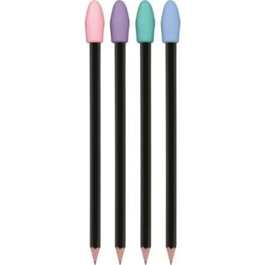 Imagem de Borracha Ponteira Bazze Cores Pastel 100un - Summit
