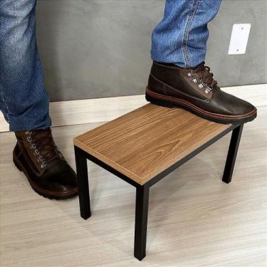 Imagem de Escada Auxiliar Estética Maca - 1 Degrau - Ideal para Acessar Locais A