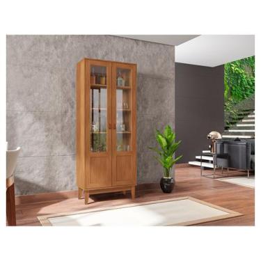 Imagem de Cristaleira Lyra 2 Portas - Casa D, Cedro