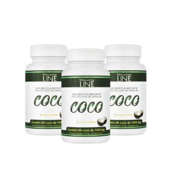 Imagem de Kit Óleo de Coco Caps - Shopping Line - Shopping Line Natural