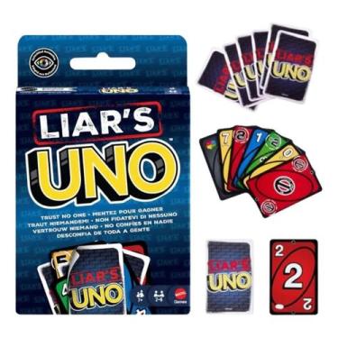 Imagem de Jogo de cartas Uno Liars Mattel
