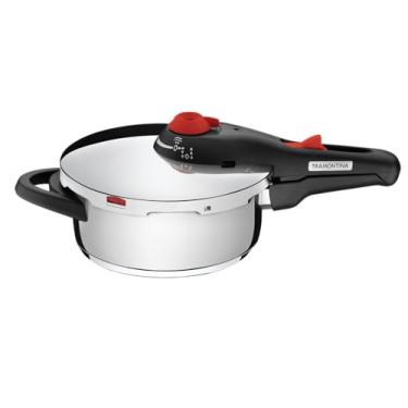Imagem de Panela Pressão Aço Inox 3, 0L Solar, Tramontina, 62511223, Polida, 22 cm