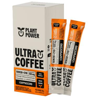 Imagem de SUPLEMENTO PLANT POWER ULTRACOFFEE STICKS CAPPUCCINO 14X10G