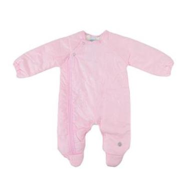 Imagem de Macacão Infantil Feminino Sonho Mágico Longo Bordado Rosa-Masculino