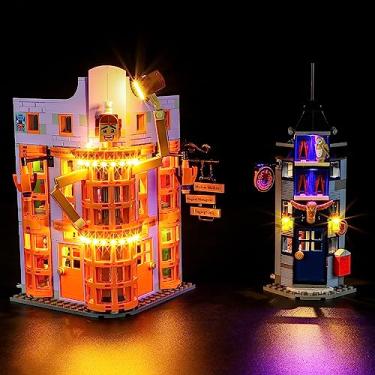 Imagem de BRIKSMAX Led Lighting Kit for LEGO-76422 Diagon Alley: Weasleys' Wizard Wheezes - Compatible with Lego Harry Potter Building Blocks Model- Not Include Lego Set