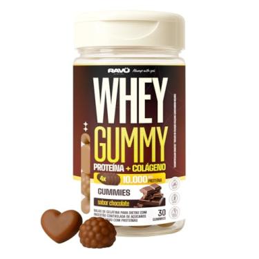 Imagem de Whey Protein em Gomas Proteína + Colágeno, Sabor Chocolate Belga, Zero Lactose, Whey Isolado - Sem açucar - Ravu nutrition