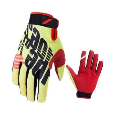 Imagem de Luvas De Motociclismo Masculinas Fox Skull Com Tela Sensível Ao Toque 