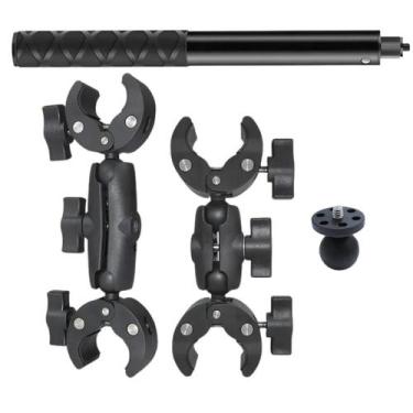 Imagem de Kit Garra Dupla Articulável 360 para GoPro e Câmeras de Ação - FUNPro