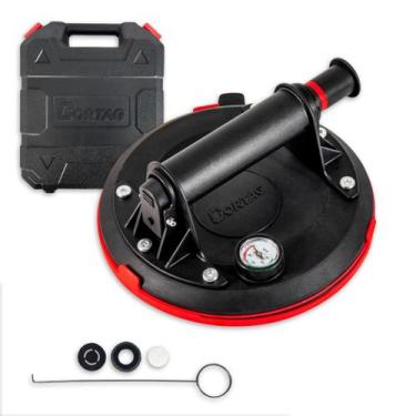 Imagem de Ventosa De Sucção Cortag 200mm 150kg Com Manômetro Para Porcelanato Vi