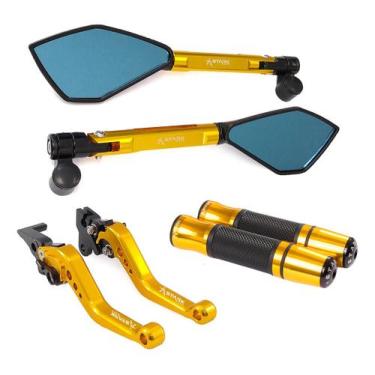 Imagem de Manete Manopla Retrovisor Nx200 Nx400 Bros Xr250 Xlx350 Xre - Stark Ra