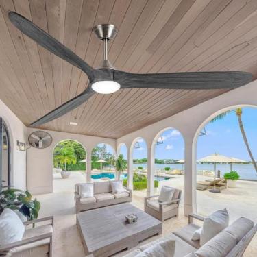 Imagem de Ventilador de teto AUNLPB 70" Outdoor Uamp Rated Light