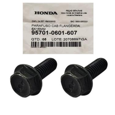 Imagem de Par Parafuso Banco Xre 300 2010 à 2018 6x16 Original Honda