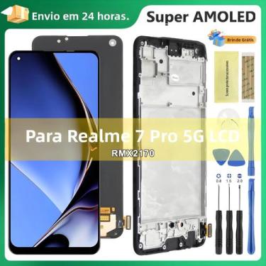 Imagem de Tela De Substituição TFT LCD Com Aro Para Realme 7 pro OPPO RMX2170 Co