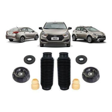 Imagem de Par Kit Coxim Amortecedor Dianteiro Hb20 2015 2016 2017 2018 - QualyKi