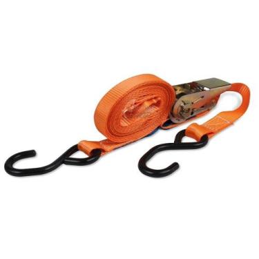 Imagem de Fita Corda Cinta Catraca Amarrar Carga 500kg 4,5m 25mm Cor - Automotiv