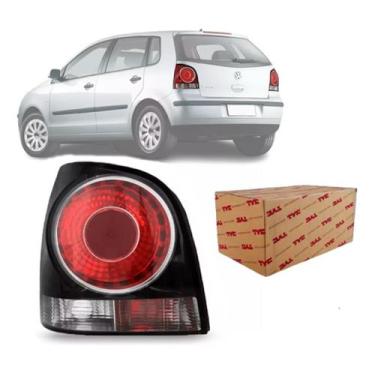 Imagem de Lanterna Traseira Fumê Polo Hatch 2007 A 2014 - Lado Esquerdo (Motoris