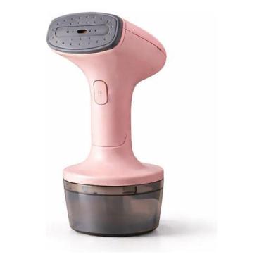 Imagem de Vaporizador passa Roupa Portatil 110v - - STEAMER, Rosa, 110V