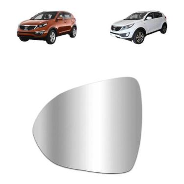 Imagem de Refil lente espelho retrovisor kia sportage 2011 a 2016 lado esquerdo 
