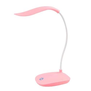 Imagem de Luminária de Mesa com USB e Pilhas Ideal para Estudo Leitura cor:Rosa 