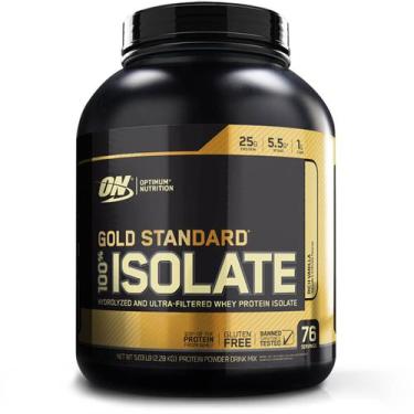 Imagem de Whey Gold Isolate 2,270kg (5LBS) Baunilha - Optimum - Optimum Nutritio