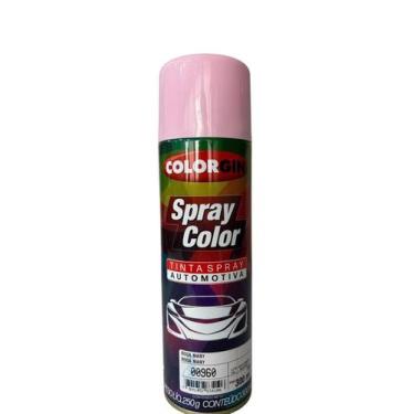 Imagem de Tinta automotiva spray colorgin cor rosa mary 300 ml