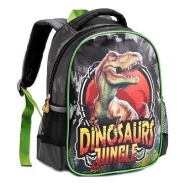 Imagem de Mochila Costas Dinossauro Jungle Escolar Menino Infantil Denlex-Masculino