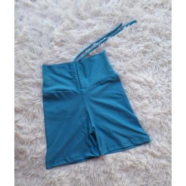 Imagem de Short Levanta Bumbum Com Cordinha Bermuda Fitness Academia - PIJAMAS V