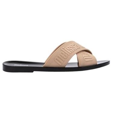 Imagem de Sandália Melissa M Lover Slide Feminina Bege-Feminino