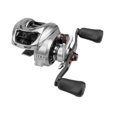 Imagem de Carretilha Ultraleve Silver Rhino 130g, Relação De Engrenagem 7.0:1, 8