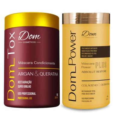Imagem de DomTox Cosmeticos Máscara Power Plus 1kg Restaura Hidrata - Dom Cosmet