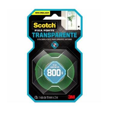 Imagem de Fita Dupla Face Fixa Forte 19mm 3m
