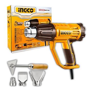 Imagem de Soprador Termico Ingco HG200047 2000W até 600 Graus e 500 Lmin 2 Nivei