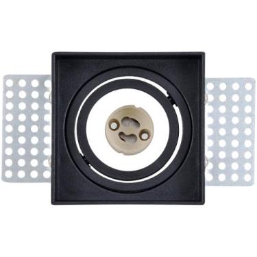Imagem de Spot de LED de Embutir Quadrado Gaya Decor - Frame MR16, Preto
