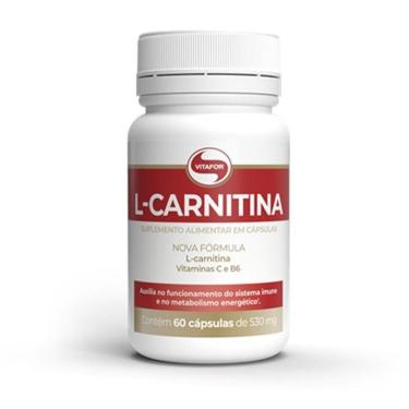Imagem de L-Carnitina + B6 Vitafor 60 cápsulas-Unissex