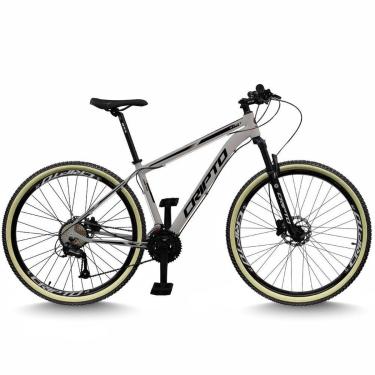 Imagem de Bicicleta Aro 29 Cripto 24 Marchas Freios Disco e Suspensão Pneu Bege-Unissex