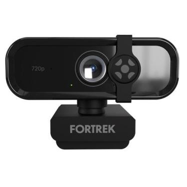 Imagem de Webcam Fortrek Vision 10 720p 30FPS USB 2.0 Plug & Play 1,5m Preta