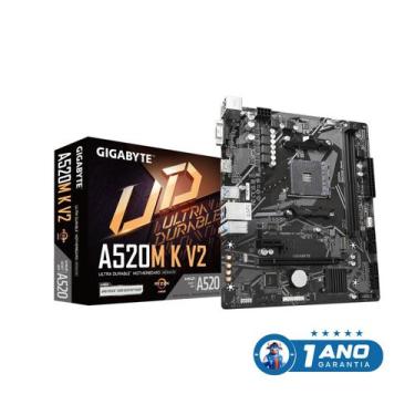 Imagem de Placa Mae Gigabyte A520M K V2