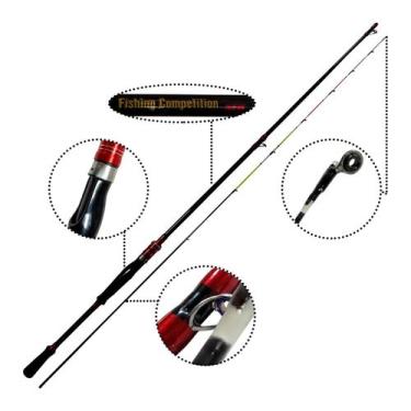 Imagem de Vara de pesca JP Ultra Light Carbon 6-12lbs - Jau Pesca, 1,50