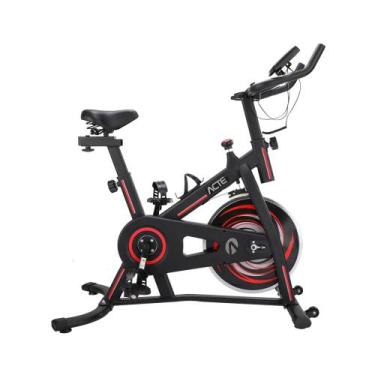 Imagem de Bicicleta Spinning Vermelha E33 Acte Sports Roda de Inércia 6 kg