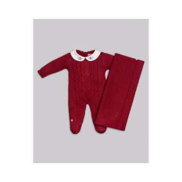 Imagem de Macacão Menina Vermelho Anjos Baby, Vermelho, P