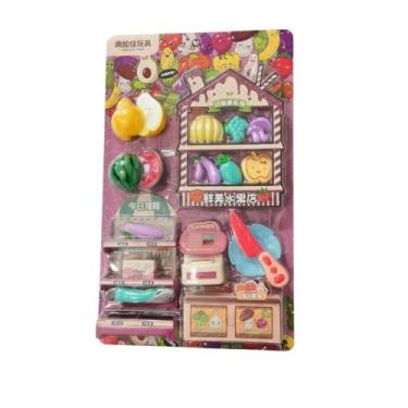 Imagem de Brinquedo Comida Japonesa Sushi com tiras autocolantes Cozinha Infanti