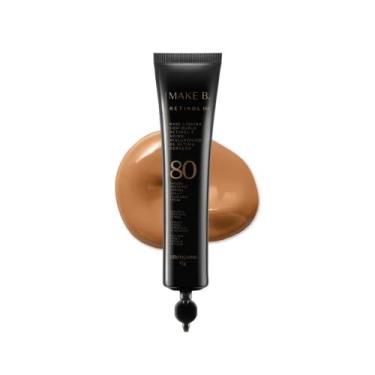 Imagem de Refil Base Líquida com FPS 80 Make B. Retinol H+ 26g - Maquiagem, Cor 